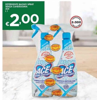 Bennet DETERGENTE BAGNO SPRAY SENZA CANDEGGINA ACE L1 offerta