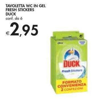 Bennet TAVOLETTA WC IN GEL FRESH STICKERS DUCK conf. da 6 offerta
