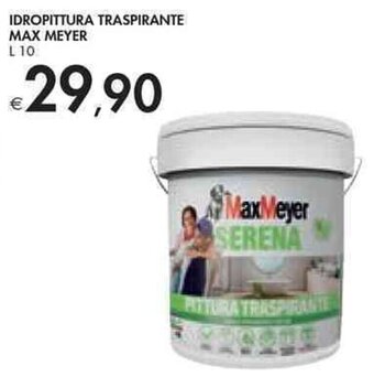 Bennet IDROPITTURA TRASPIRANTE MAX MEYER L 10 offerta