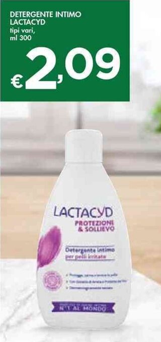 Bennet DETERGENTE INTIMO LACTACYD tipi vari, ml 300 offerta