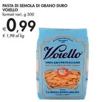 PASTA DI SEMOLA DI GRANO DURO VOIELLO g 500