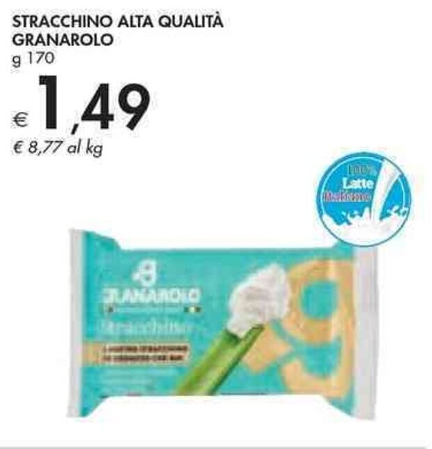 Bennet STRACCHINO ALTA QUALITÀ GRANAROLO g 170 offerta