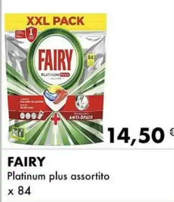 Iper Tosano FAIRY Platinum plus assortito x 84 offerta