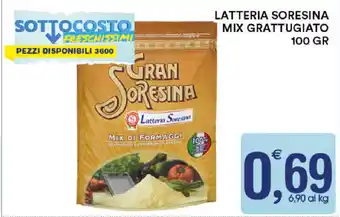 Gran Soresina Mix Grattugiato Latteria 100gr