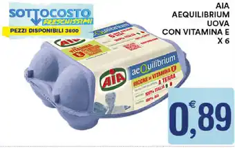 Gecop Aia AeQuilibrium Uova con Vitamina E x 6 offerta