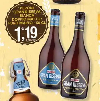 Gecop Peroni Gran Riserva Bianca Doppio Malto/Puro Malto - 50cl offerta