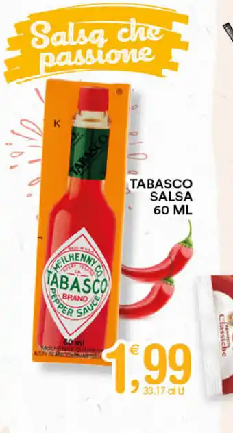 Gecop Tabasco Salsa 60ml offerta