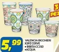 Risparmio Casa Marrakech valencia bicchieri x3pz cerve offerta