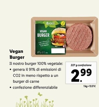 Vemondo vegan burger