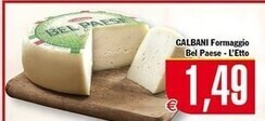 Conté Supermercati Galbani formaggio bel paese offerta
