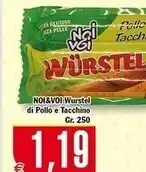 Noi & voi wurstel di pollo e tacchino