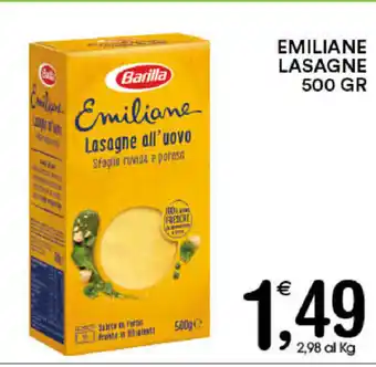 Gecop Barilla Emiliane Lasagne 500gr offerta