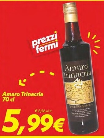 Iper Super Conveniente Trinacria amaro offerta
