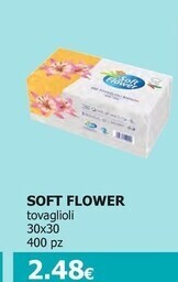 Soft flower tovaglioli