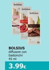 Tigotà Bolsius diffusore con bastoncini offerta