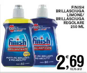 Gecop Finish Brillasciuga Limone/Brillasciuga Regolare 250ml offerta