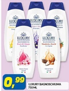 Luxury bagnoschiuma 750 ml