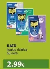 Tigotà Raid liquido ricarica 60 notti offerta