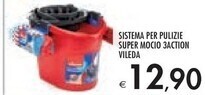 Bennet Vileda sistema per pulizie super mocio 3action offerta