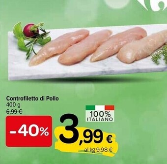 Controfiletto di pollo