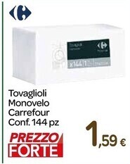 Carrefour Express Carrefour tovaglioli monovelo offerta
