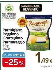 Parmareggio parmigiano reggiano grattugiato