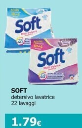 Tigotà Soft detersivo lavatrice offerta