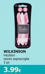 Tigotà Wilkinson sword intuition rasoio sopracciglia offerta