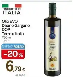Carrefour Express Terre d'italia olio evo dauno gargano dop offerta