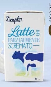 Carrefour Express Simpl latte uht parzialmente scremato offerta