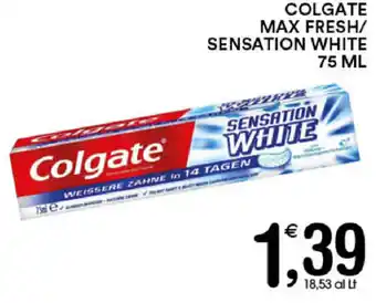 Gecop Colgate Max Fresh & Sensation White 75ml offerta
