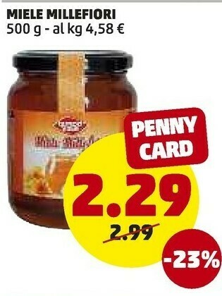 PENNY Miele Millefiori offerta