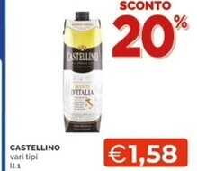 Mercatò Castellino vino offerta