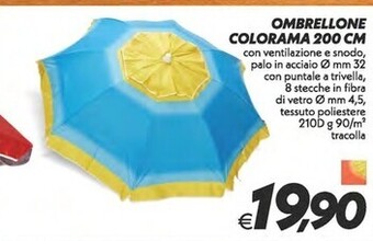 Iper Super Conveniente Ombrellone colorama offerta