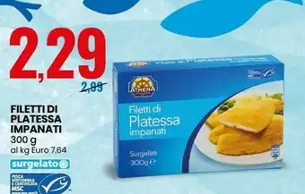Eurospin Athena Filetti di merluzzo offerta