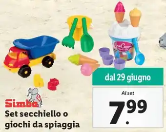 Simba Set secchiello o giochi da spiaggia