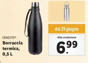 Lidl ERNESTOⓇ Borraccia termica, 0,5 L offerta