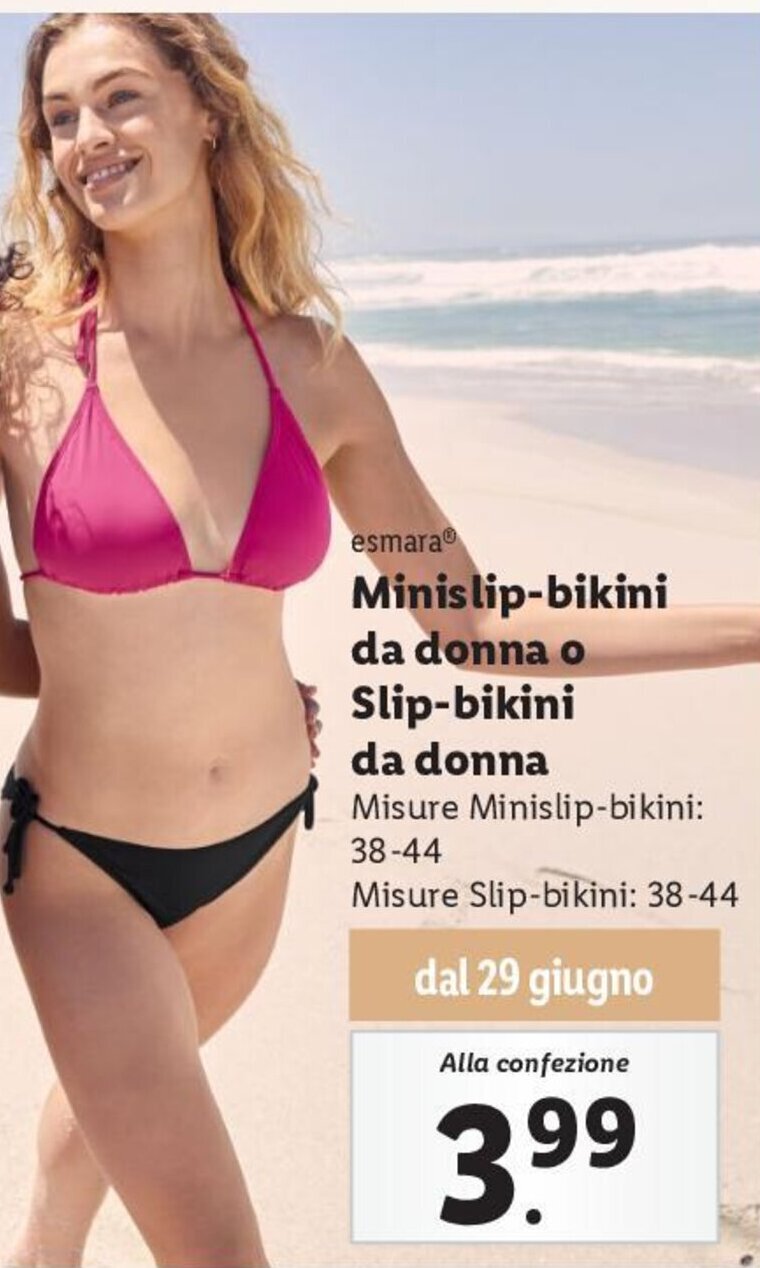 Lidl Minislip-bikini da donna o Slip-bikini da donna offerta