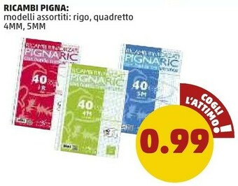 PENNY Ricambi Pigna offerta