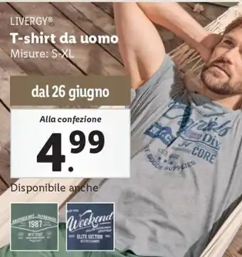 T-shirt da uomo Misure: S-XL