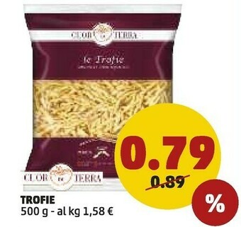 PENNY Cuor Di Terra - Trofie 500 G(ml) offerta