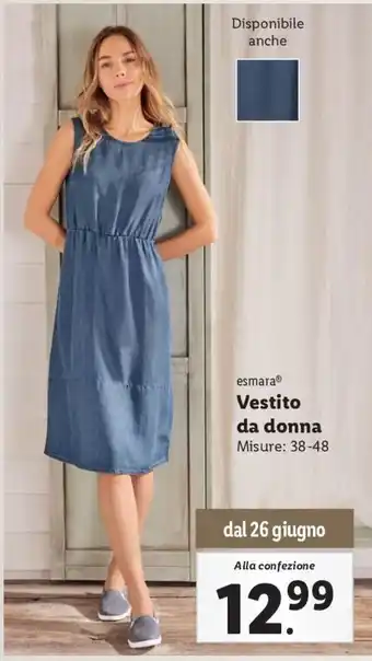 Lidl Vestito da donna Misure: 38-48 offerta