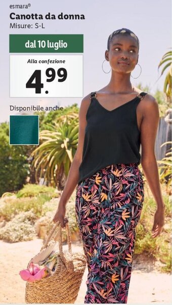 Canotta da donna Misure: S-L
