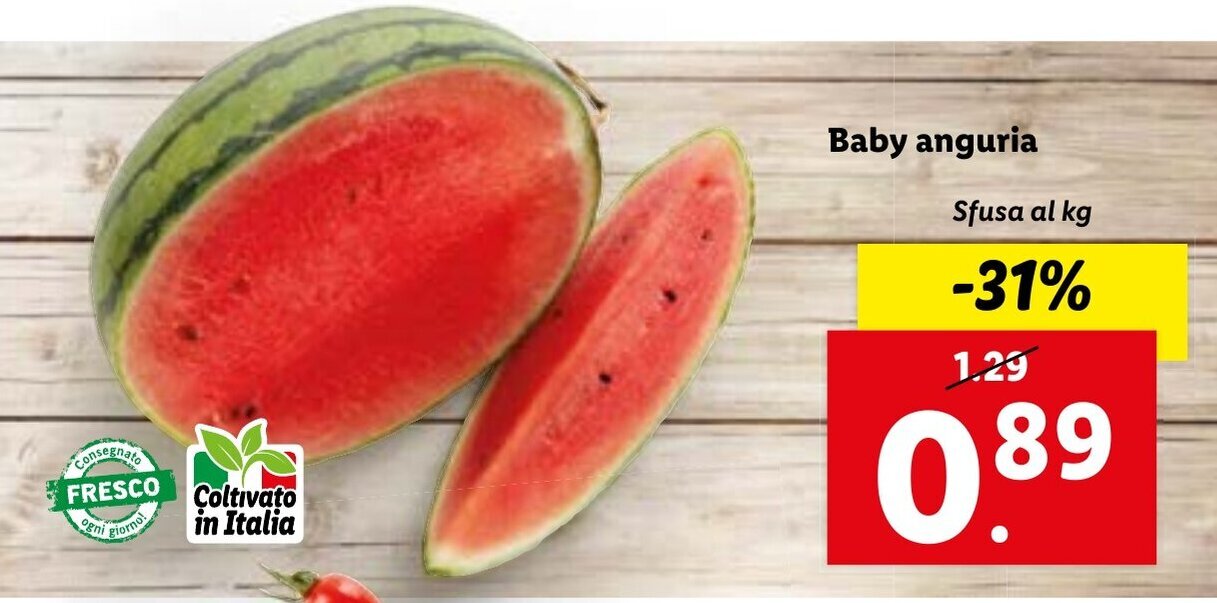 Lidl Baby anguria offerta
