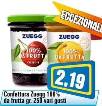 Punto Vigas Confettura Zuegg 100% da frutta gr. 250 vari gusti offerta