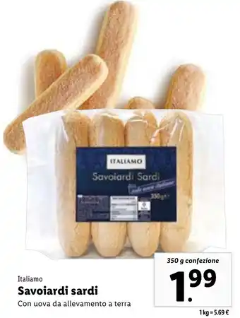 Savoiardi sardi 350 g confezione