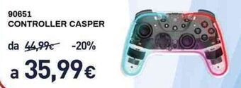Unieuro NINTENDO SWITCH CONTROLLER CASPER offerta