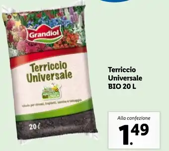 Lidl Terriccio Universale BIO 20 L offerta