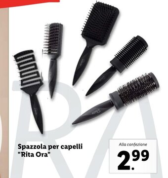 Lidl Spazzola per capelli "Rita Ora" offerta