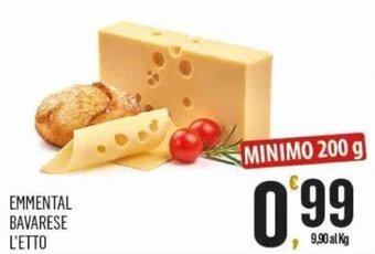 EMMENTAL BAVARESE L'ETTO